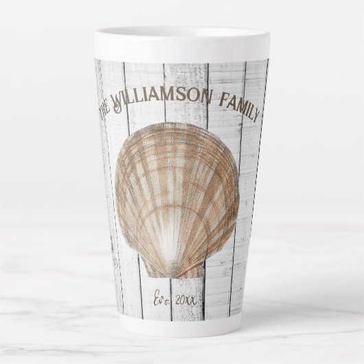 Scallop Shell Latte Mok (Voorkant)