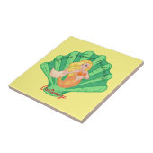 Scallop Shell Mermaid Thunder_Cove Tegeltje (Zijkant)