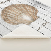  Scallop Shell Sherpa Blanket Deken (3/4)