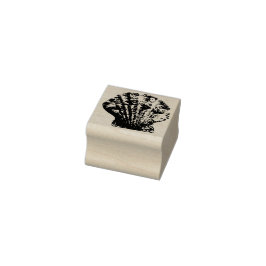 Scallop Shell Stamp Rubberstempel