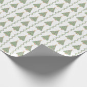 Scallop Shell Trees and Boughs Wrapping Paper Cadeaupapier (Hoek)
