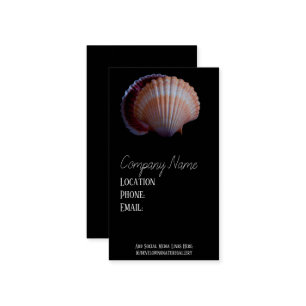 Scallop Shell Visitekaartje