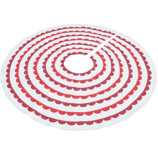 Scallops boomrok kerstboom rok (Gekanteld)