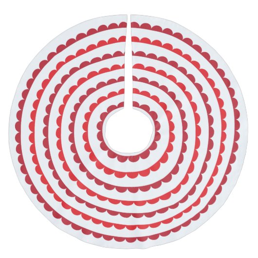 Scallops boomrok kerstboom rok (Voorkant)