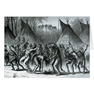 Scalp Dance van 'Schetsen van de Indiase Oorlog'