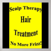 Scalp-therapie Haircut Poster Matte (Voorkant)