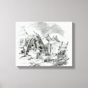 Scalpeen of Tim Downs, in Dunmore Canvas Afdruk