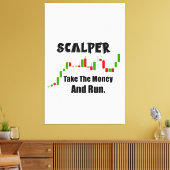 Scalper-strategie Canvas Afdruk (Insitu (Woonkamer))