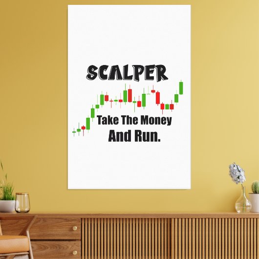 Scalper-strategie Canvas Afdruk (Insitu (Woonkamer))