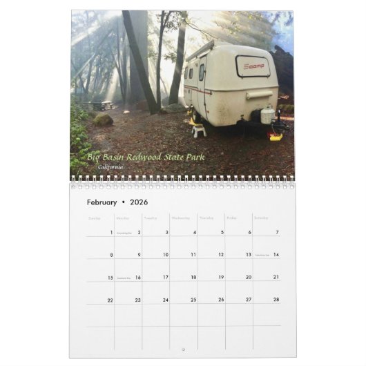 Scamping 2018 autour du calendrier occidental (Feb 2026)