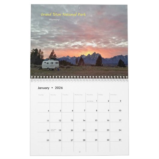 Scamping 2018 autour du calendrier occidental (Jan 2026)