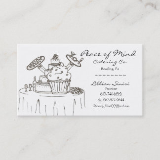 Scan0003, Peace of Mind, Catering Co., Lillian ... Visitekaartje
