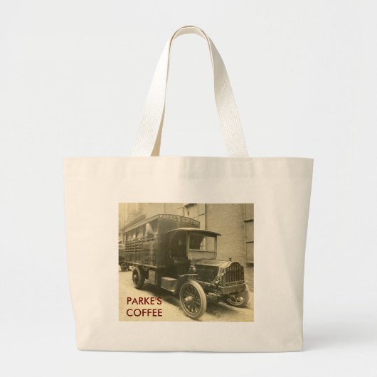 Scan0009, PARKE'S KOFFIE Grote Tote Bag (Voorkant)