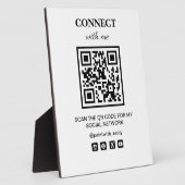 Scan de QR-code voor mijn sociale wifi-netwerk Fotoplaat (Zijkant)