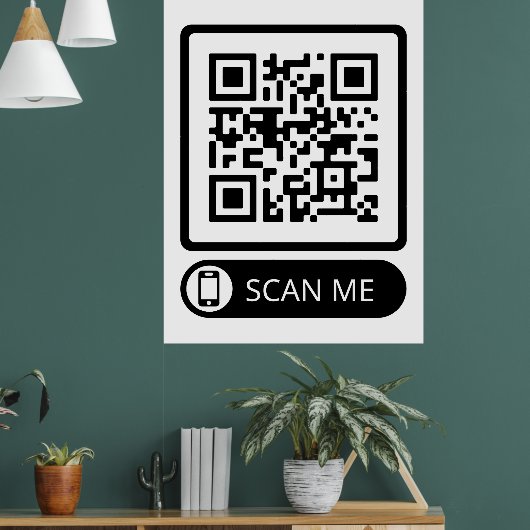 Scan me Marketing QR Code Poster (Woonkamer 1)