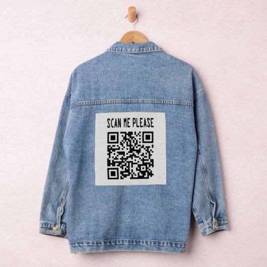 Scan Me Please QR Code - Smile, It's Free (Hangar)