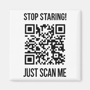 Scan me QR-code: kies elke dag vriendelijkheid Magneet