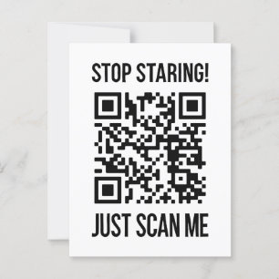 Scan me QR-code voor een Motivatie boost Briefkaart