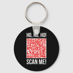 Scan Me! Qr Scan Me Grap Functie Kerstman Kerstmis Sleutelhanger
