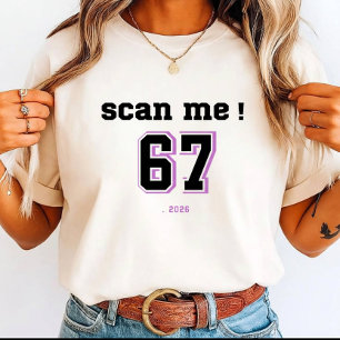 Scan Me zes 7 Meme (.2026) voor vrienden cadeaus' T-shirt