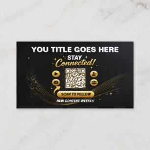 Scan om QR-code ontwerp sjabloon te verbinden Visitekaartje