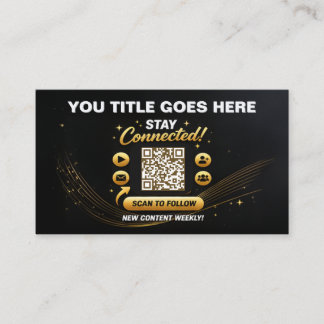 Scan om QR-code ontwerp sjabloon te verbinden Visitekaartje