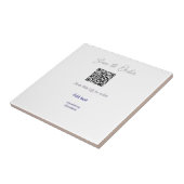 Scan om QR-code te bestellen, website e-mail toevo Tegeltje (Zijkant)