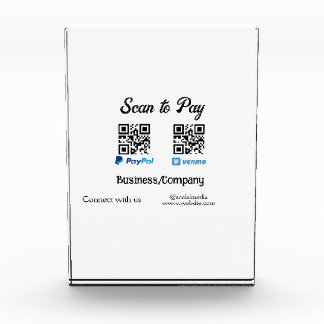 Scan om QR-code te betalen PayPal Venmo voeg uw we Fotoblokken