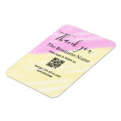 Scan QR om ons te volgen bedank code roze Magneet (Linkerzijde)