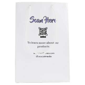 scan QR-producten en -diensten details website bed Medium Cadeauzakje