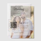 Scan to View Our Wedding Invitation Video (Décalage (Couple))