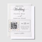 Scan to View Our Wedding Invitation Video (Compenser)