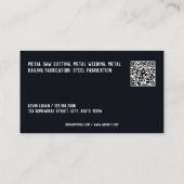 scanbaar mobiel lassen visitekaartje (Achterkant)