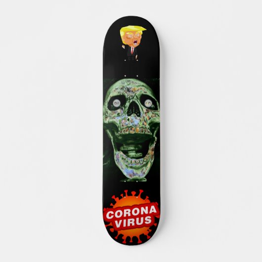 Scandale Skull Skateboard (Devant)