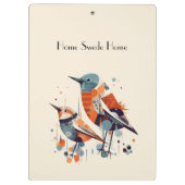 Scandi Aviary Duet, op maat Klembord (Achterkant)