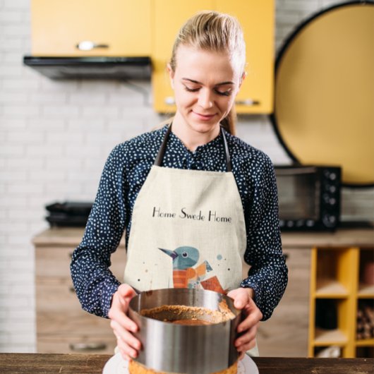 Scandi Aviary Duet, op maat Schort