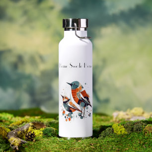 Scandi Aviary Duet, op maat Waterfles