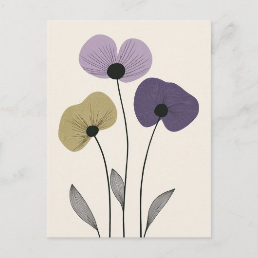 Scandi Bloom No.284 Briefkaart (Voorkant)