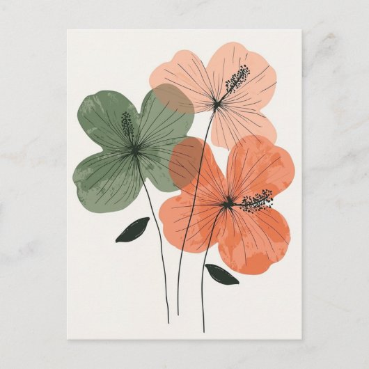 Scandi Bloom No.301 Briefkaart (Voorkant)