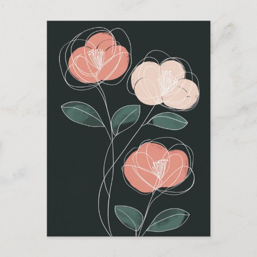 Scandi Bloom No.313 Briefkaart (Voorkant)