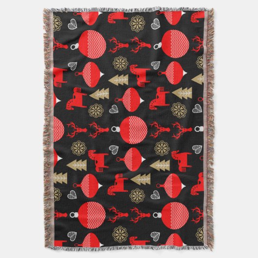 Scandi Christmas Decor Deken (Voorkant Verticaal)