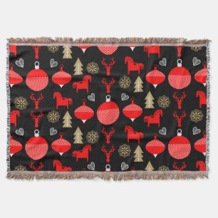 Scandi Christmas Decor Deken