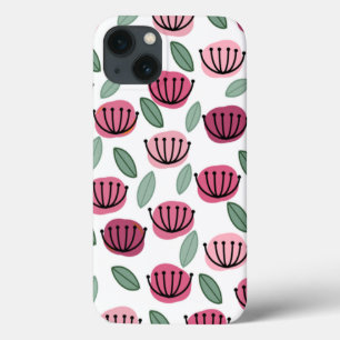 Scandi Cup Flowers iPhone 13 Hoesje