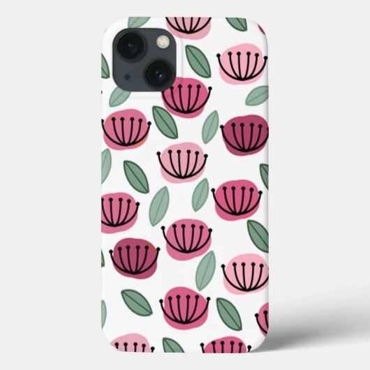 Scandi Cup Flowers Case-Mate iPhone Case (Achterkant)