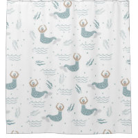 Scandi Cute Dancing Mermaid Illustration Zee