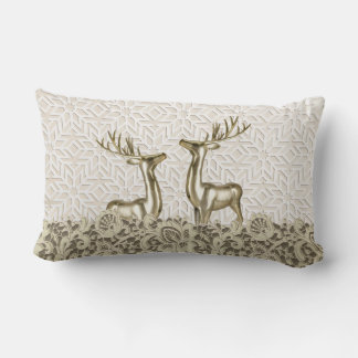 Scandi Deer Throw Pillow Kussen