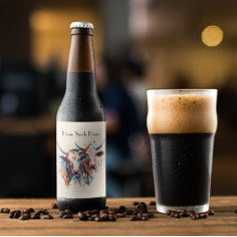 Scandi Farmhouse Cattle, op maat Bier Etiket