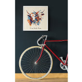 Scandi Farmhouse Cattle, op maat Poster