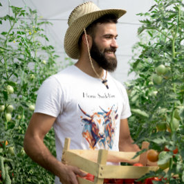 Scandi Farmhouse Cattle, op maat T-shirt