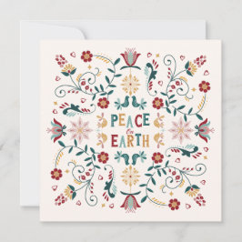 Scandi Geïnspireerd Vakantie Kaart